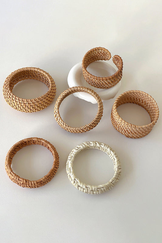 Woven Texture Bangle Bracelet