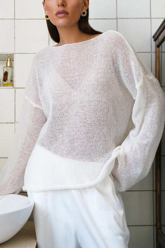 Classic Long Sleeve Knit T-Shirt