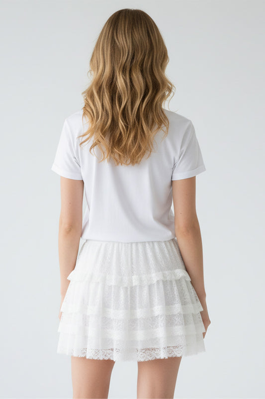 Soft Cherry Embroidered T-Shirt