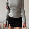Side Slit Active Mini Skirt