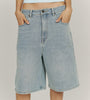 Casual Longline Denim Shorts
