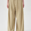 High-Waist Pleated Loose Fit Trousers