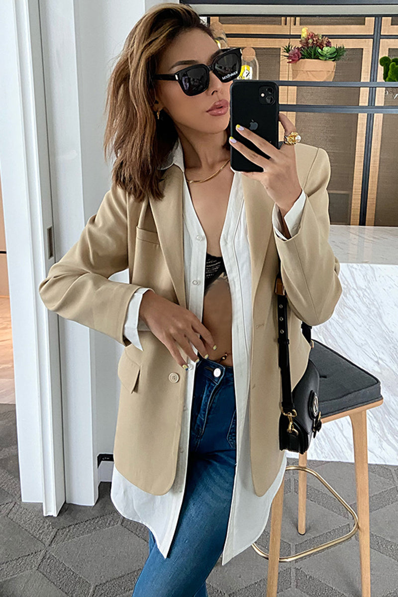 Button-Up Shirt with Chest Pocket