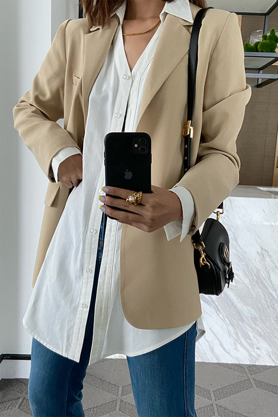 Button-Up Shirt with Chest Pocket