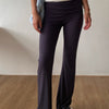 Foldover Waist Flared Lounge Pants