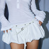 Pleated Bubble Shorts