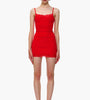 Lace Trim Spaghetti Strap Bodycon Dress