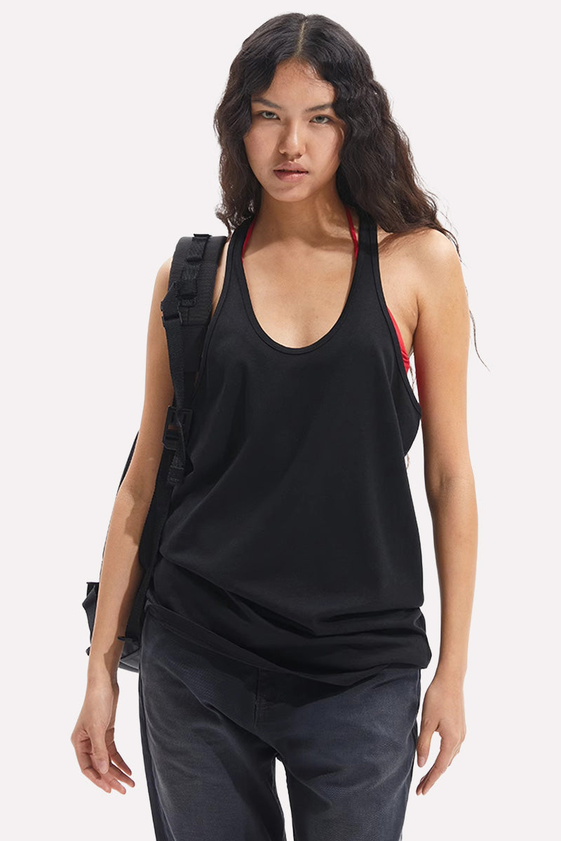 Relaxed Fit Racerback Tank