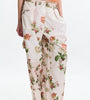 Floral Print Wide-Leg Trousers