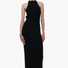 Halter Neck Backless Slim Maxi Dress