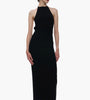 Halter Neck Backless Slim Maxi Dress