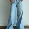 Wide Leg Casual Denim Jeans