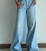 Wide Leg Casual Denim Jeans
