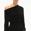 One-Shoulder Ribbed Top