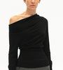 One-Shoulder Ribbed Top