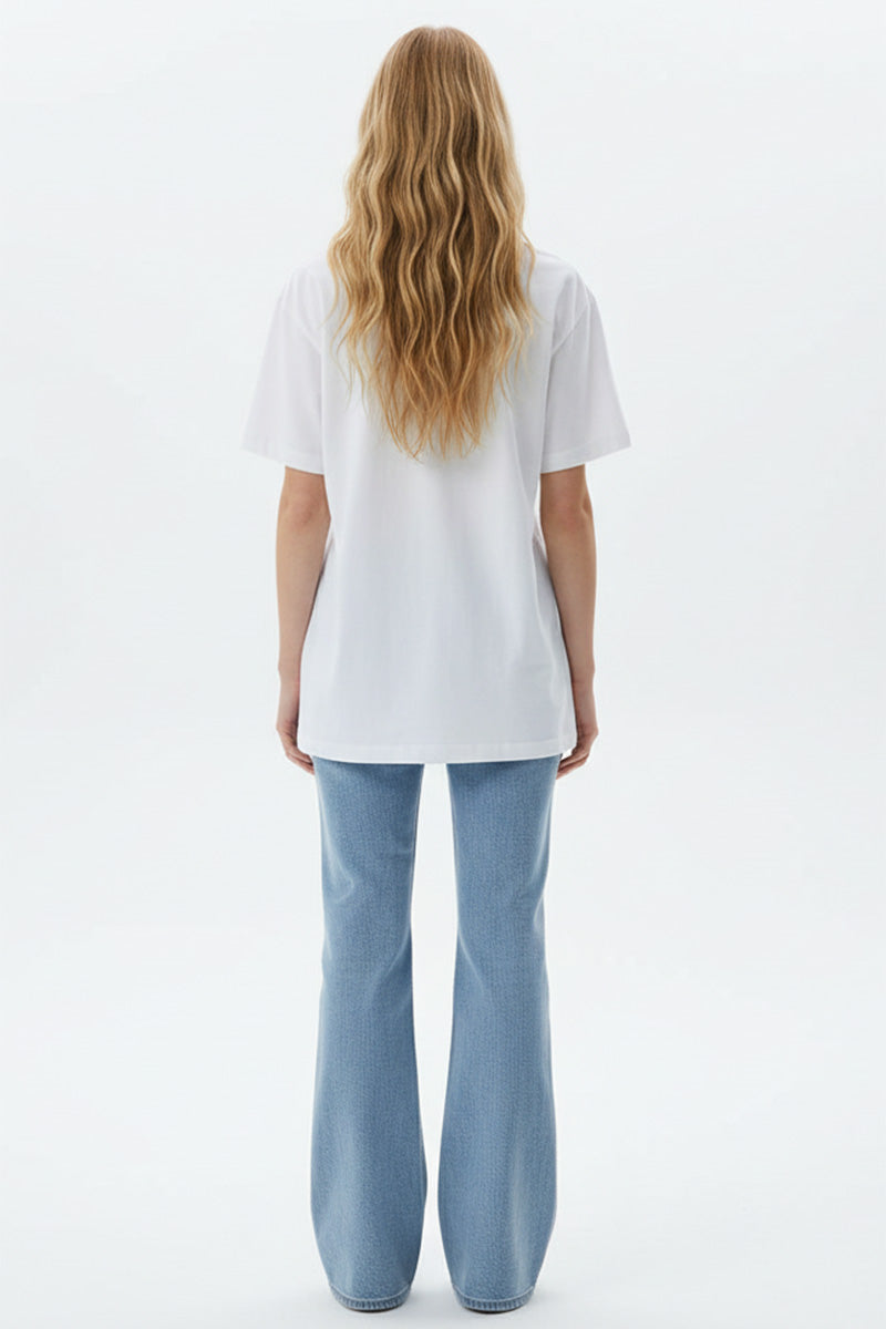 Sea Turtle Harmony Embroidered T-Shirt