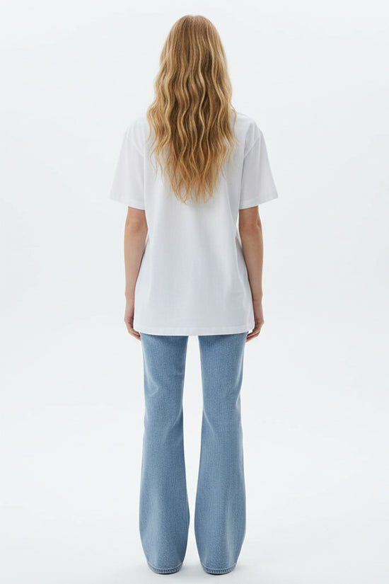 Sea Life Mosaic Embroidered T-Shirt