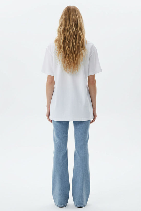 Golden Starfish Embroidered T-Shirt