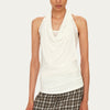 Draped Neck Sleeveless Top