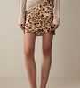 Leopard Print Mini Skirt