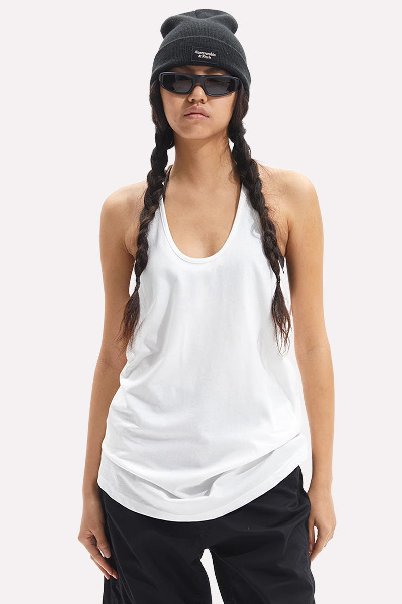 Relaxed Fit Racerback Tank