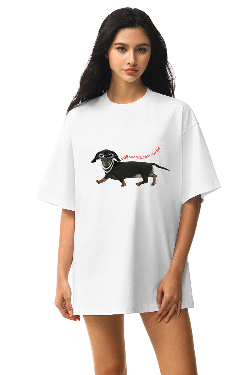 Graphic Print Oversized T-Shirt