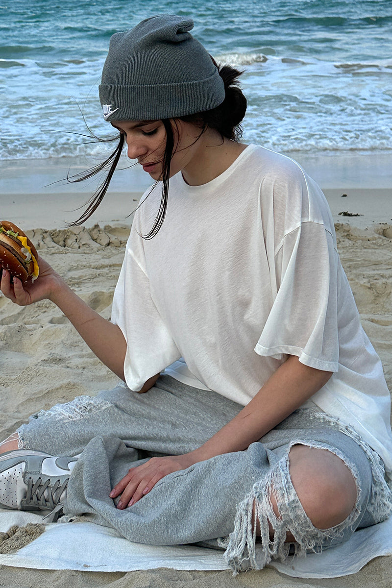 Drop Shoulder Loose Fit Tee