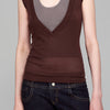 Layered Deep V-Neck Tank Top