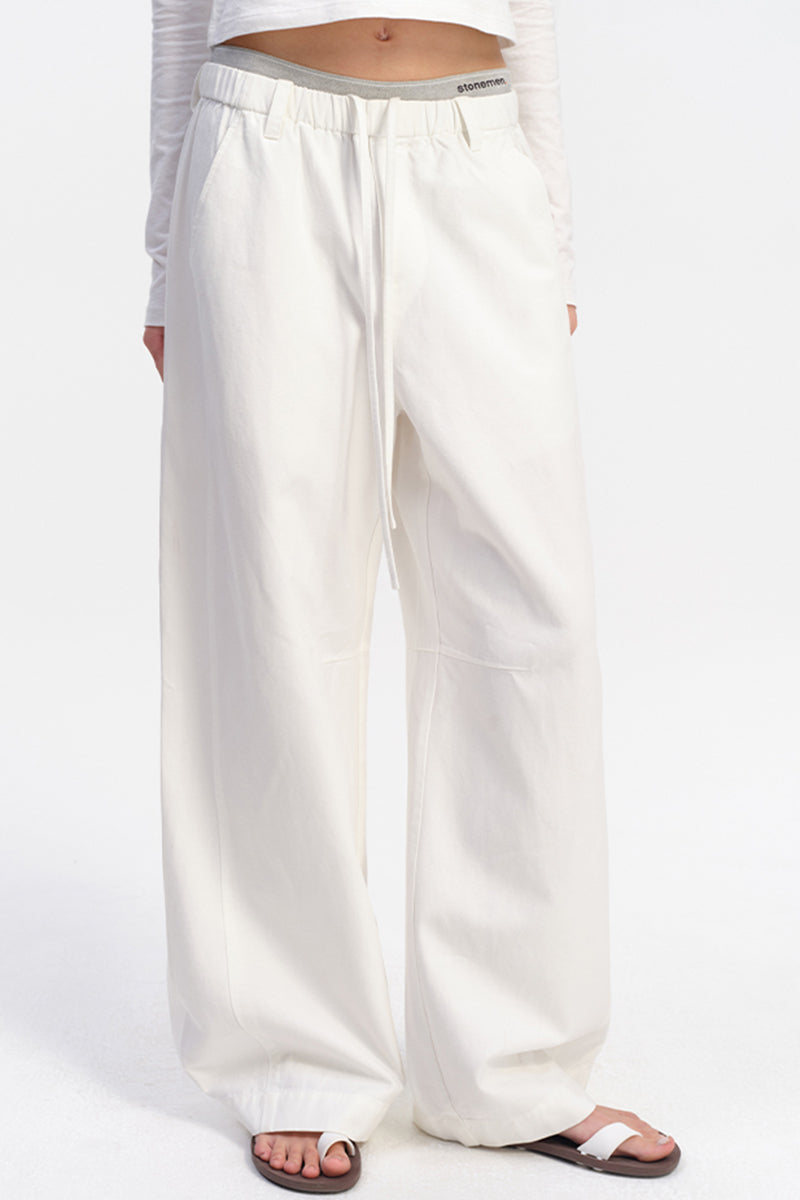 Relaxed Wide-Leg Trousers