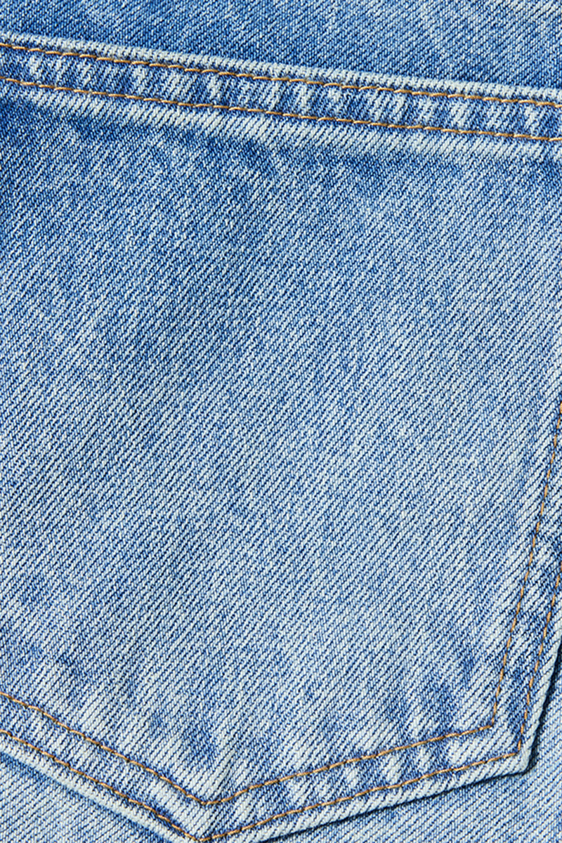 Mid Rise Casual Denim Mini Shorts