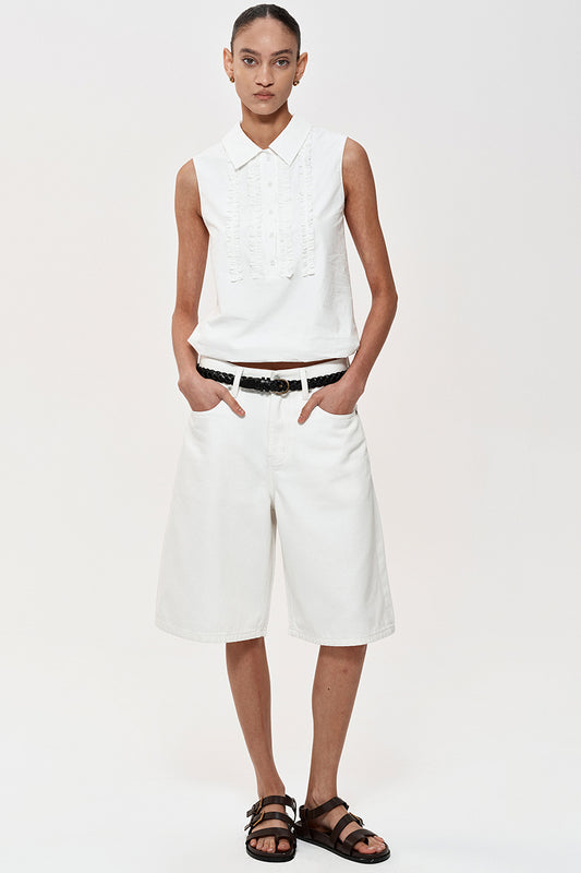 Relaxed Fit Knee-Length Shorts
