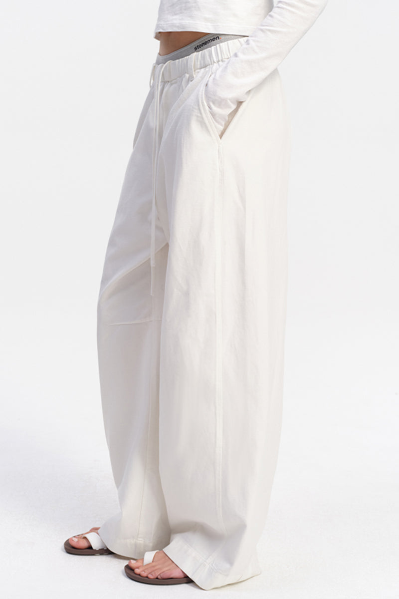 Relaxed Wide-Leg Trousers