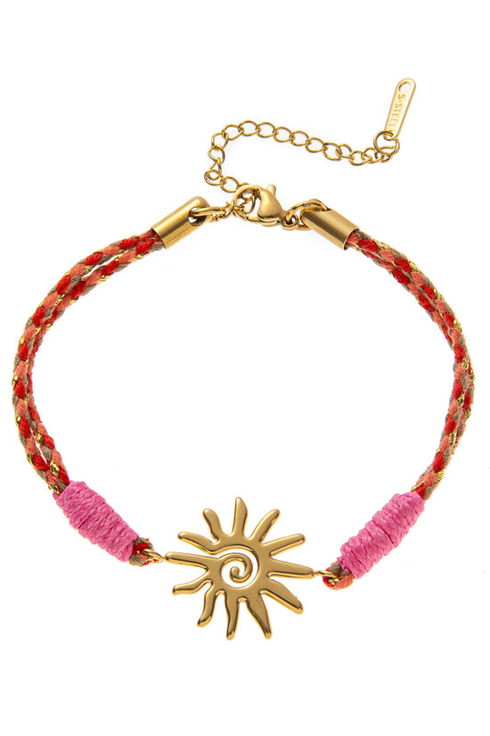 Heart and Cross Charm Bracelet