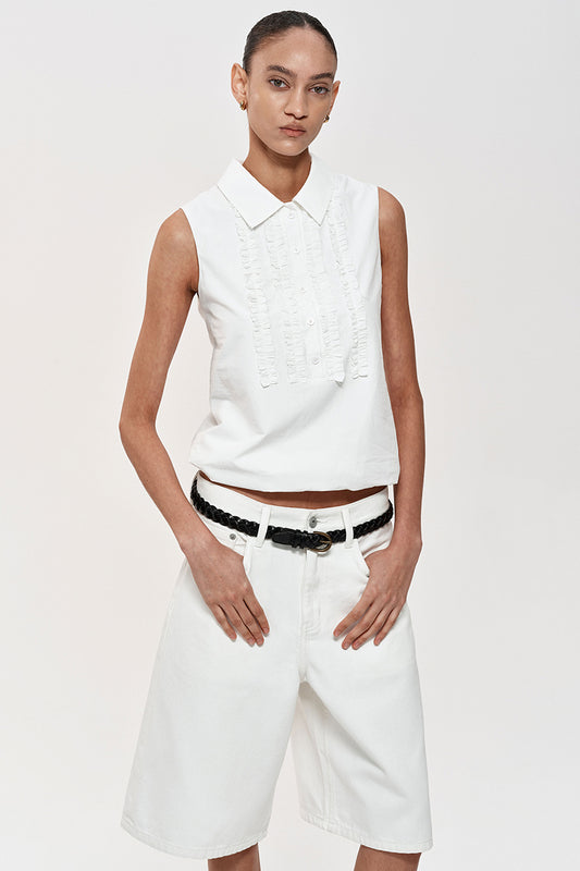 Relaxed Fit Knee-Length Shorts