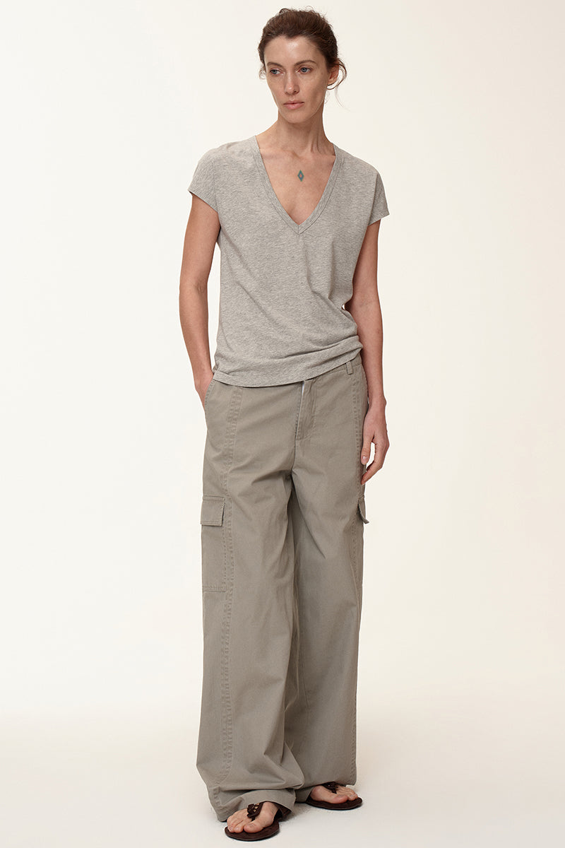 Relaxed Fit V-Neck Tee