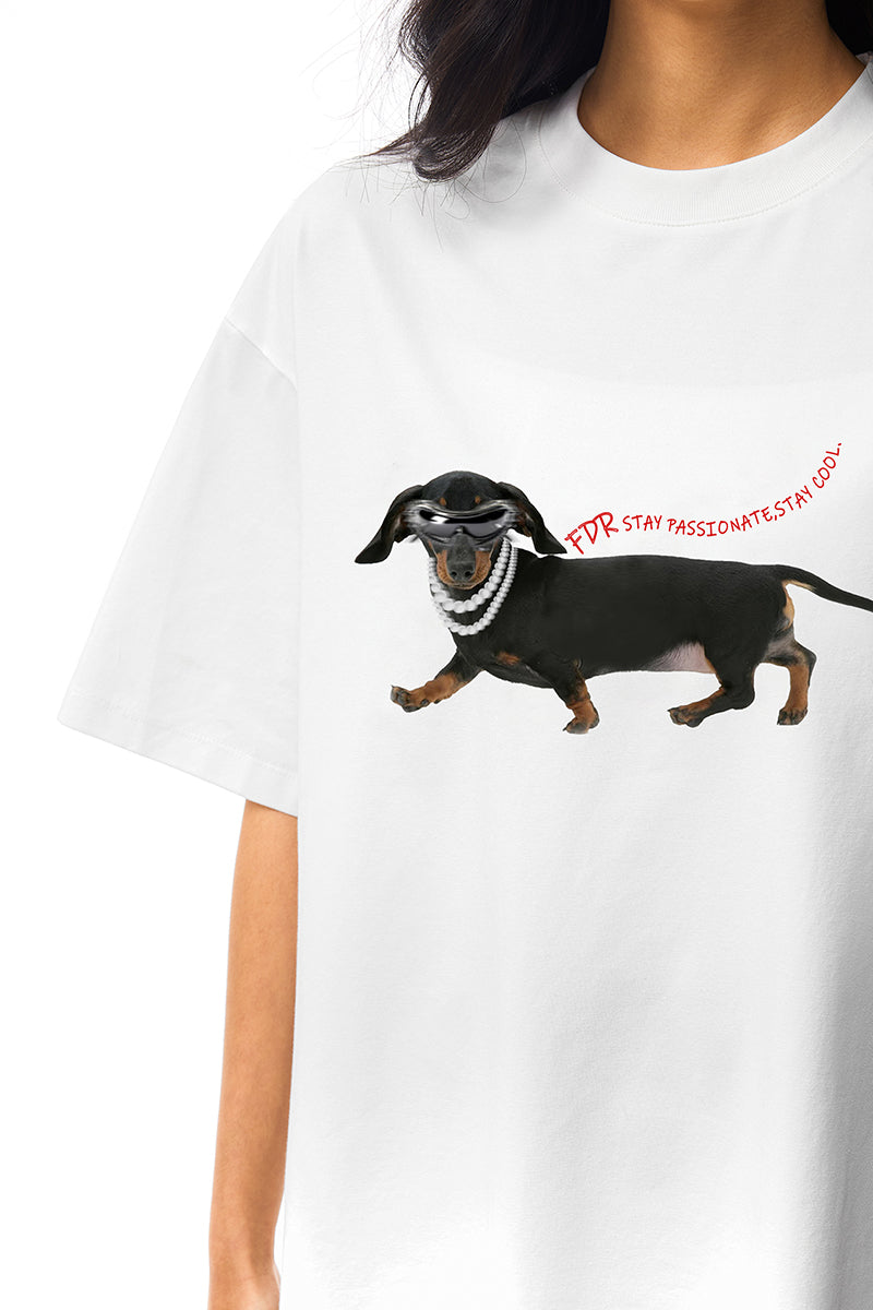 Graphic Print Oversized T-Shirt