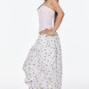 Wide Leg Cargo Pants with Tiny Print