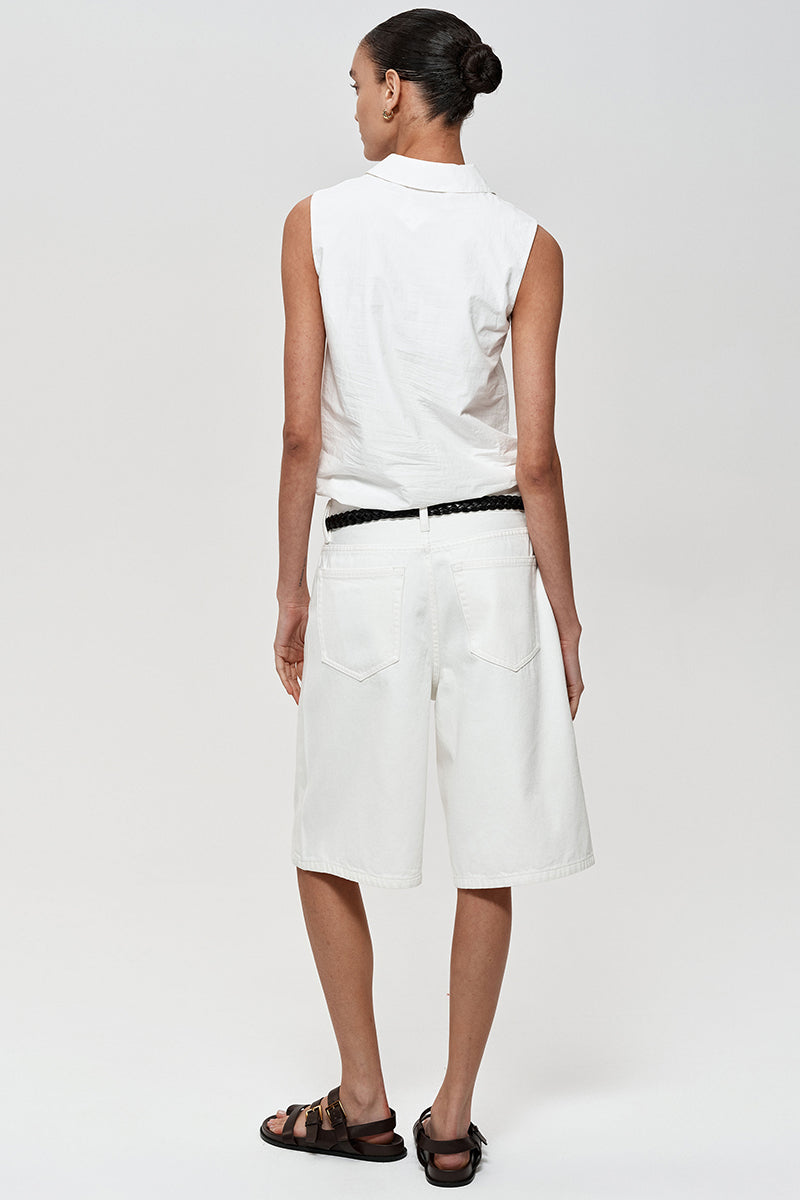 Relaxed Fit Knee-Length Shorts