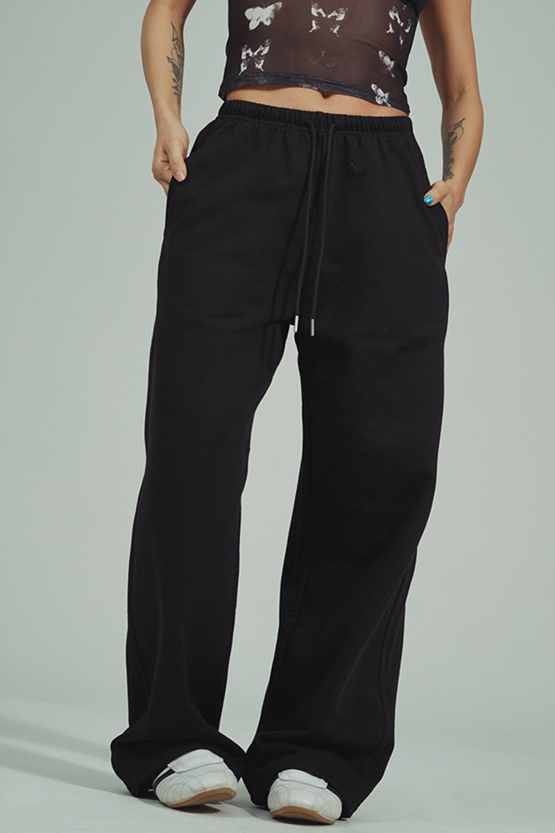Wide-Leg Lounge Pants