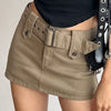 Belted Mini Skirt