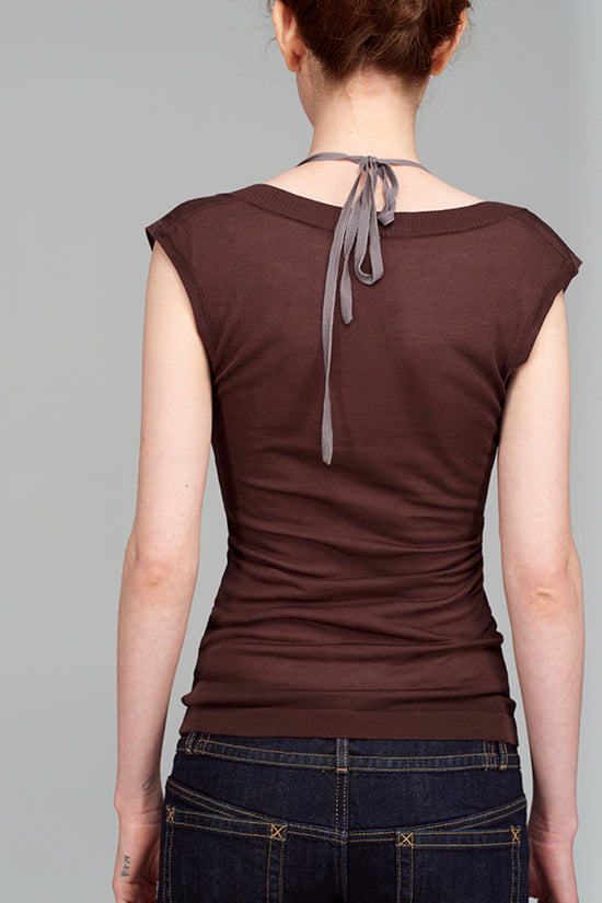 Layered Deep V-Neck Tank Top