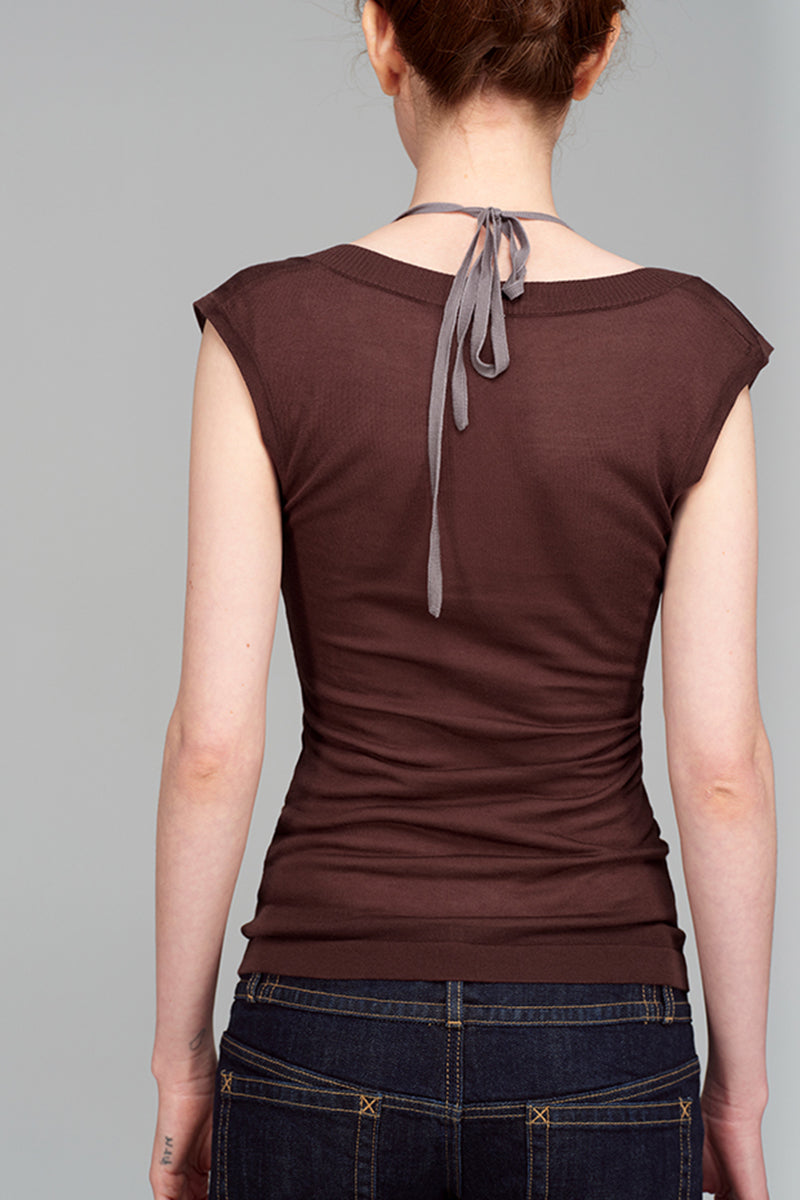 Layered Deep V-Neck Tank Top