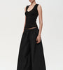 Scoop Neck Sleeveless Fitted Top