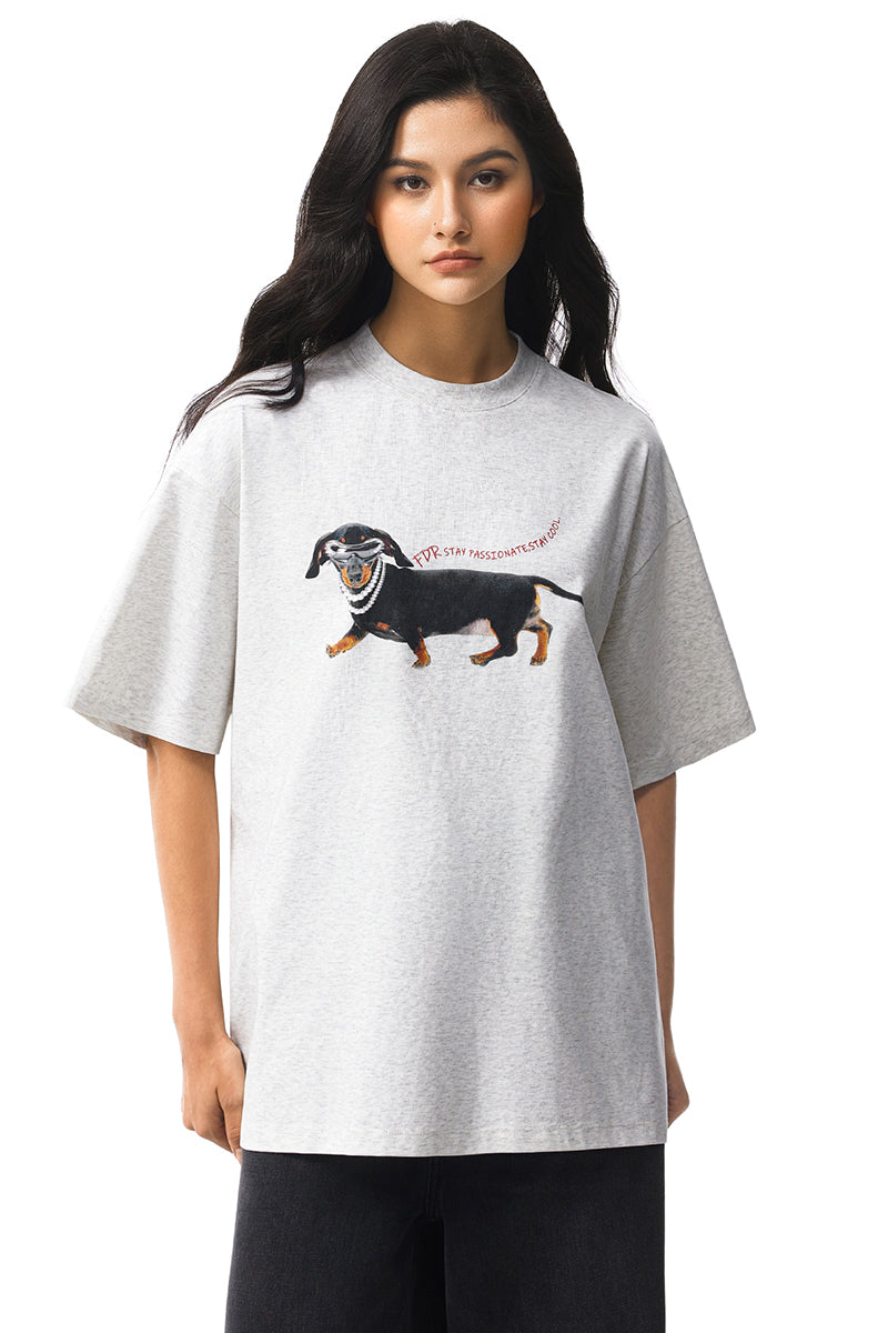 Graphic Print Oversized T-Shirt