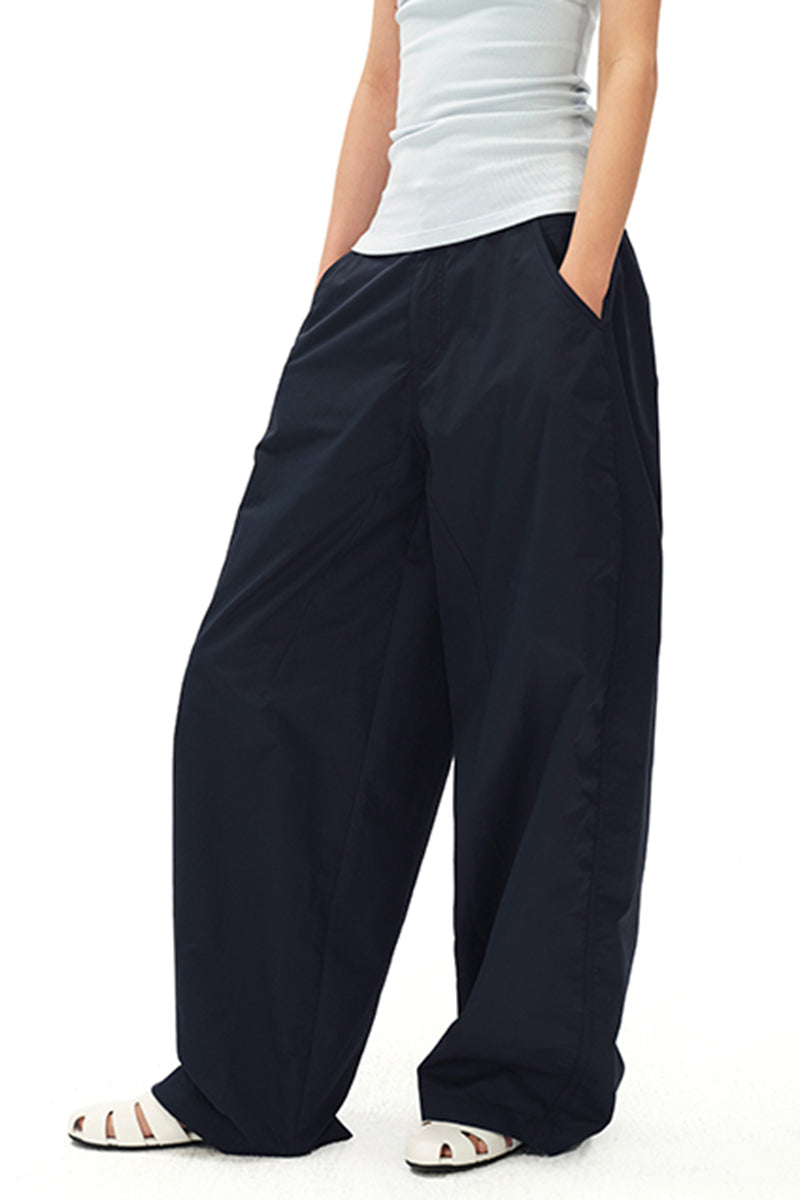 Wide Leg High Waist Casual Pants
