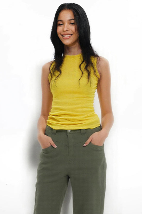 Sleeveless Fitted Top