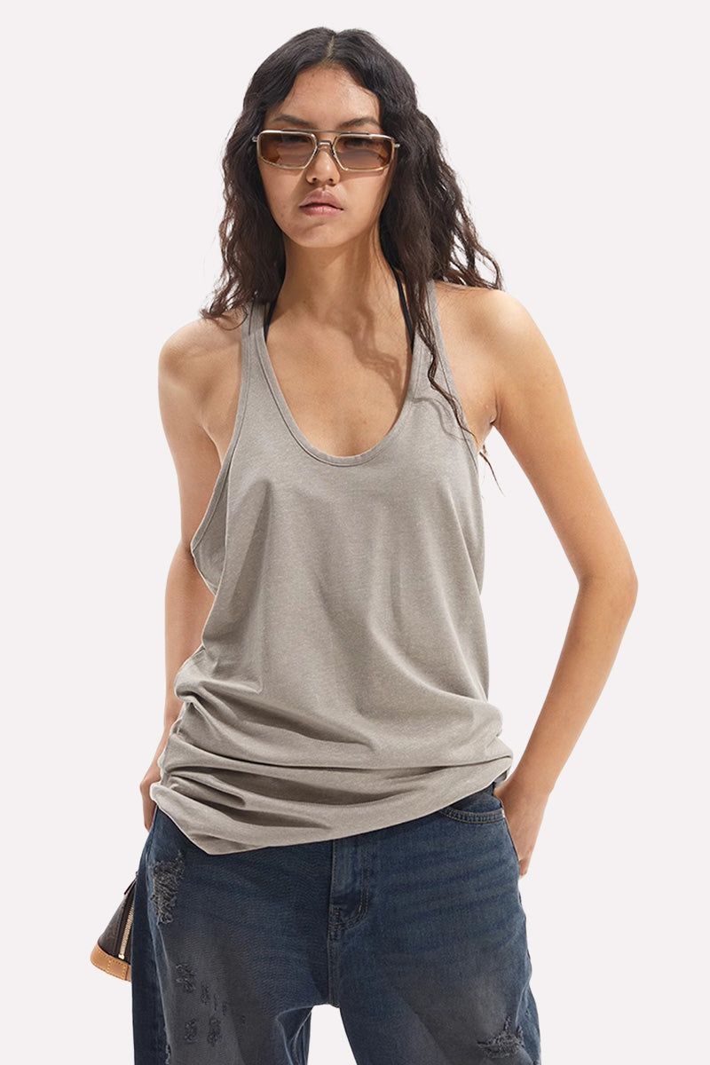 Relaxed Fit Racerback Tank