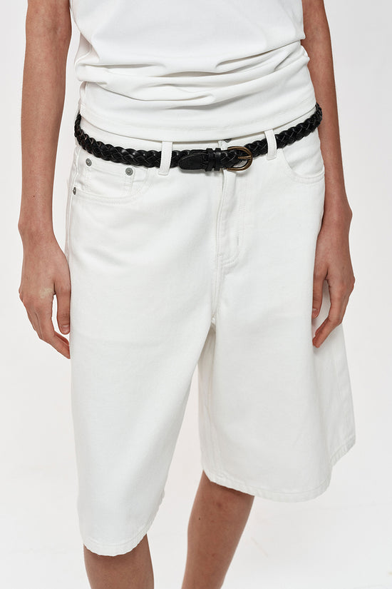 Relaxed Fit Knee-Length Shorts