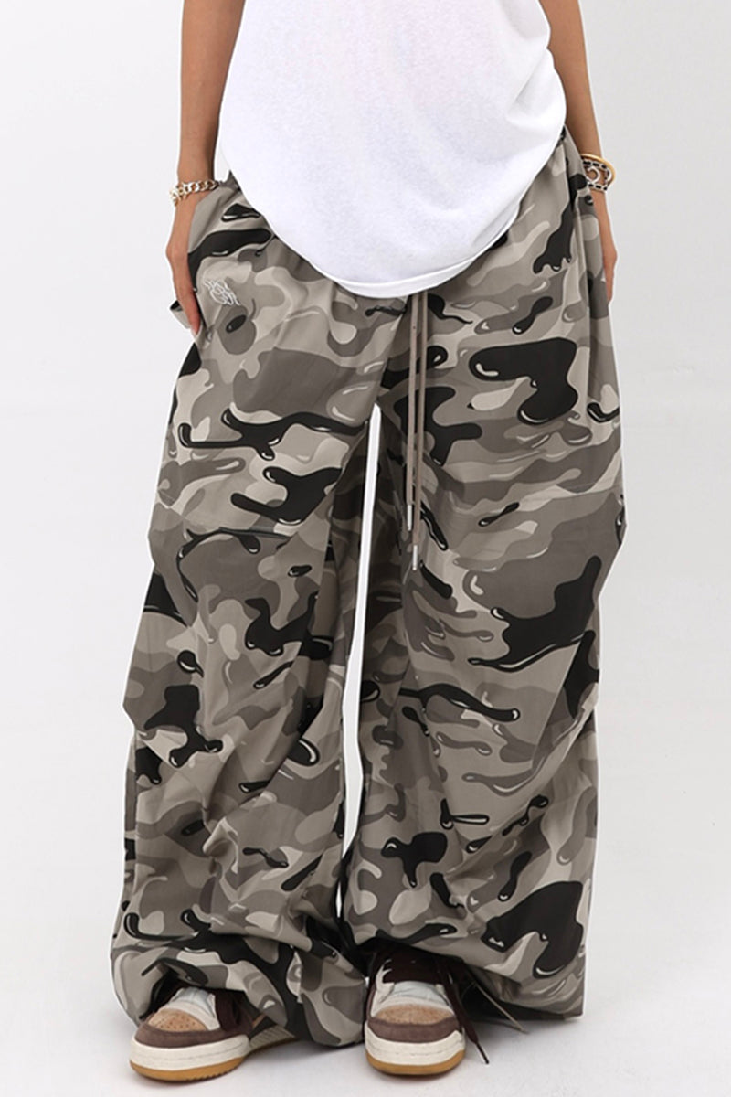 Oversized Camo Baggy Trousers
