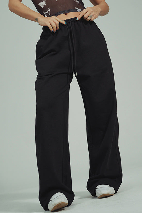 Wide-Leg Lounge Pants